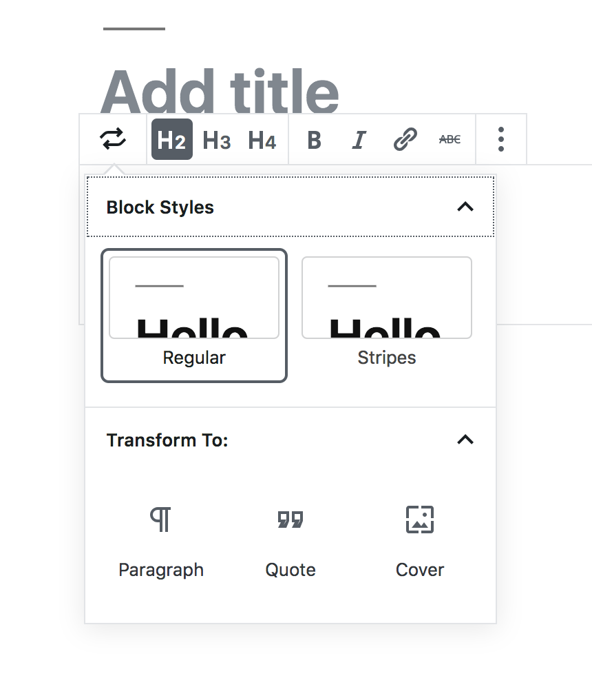 Gutenbergのデフォルトのブロックのスタイルをフックみたいに簡単に追加するregisterBlockStyle